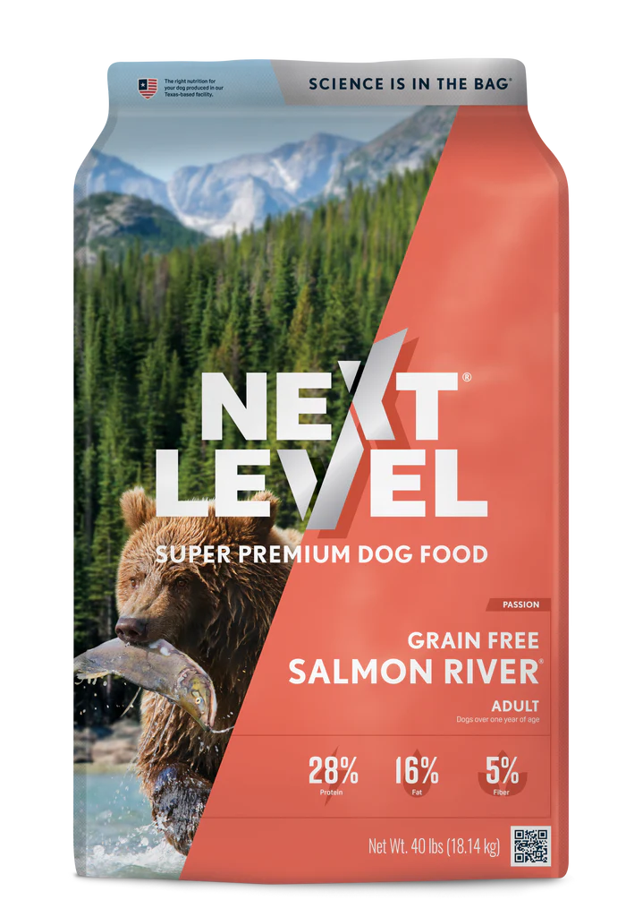 Next Level Grain Free Salmon River, Dry Dog Food