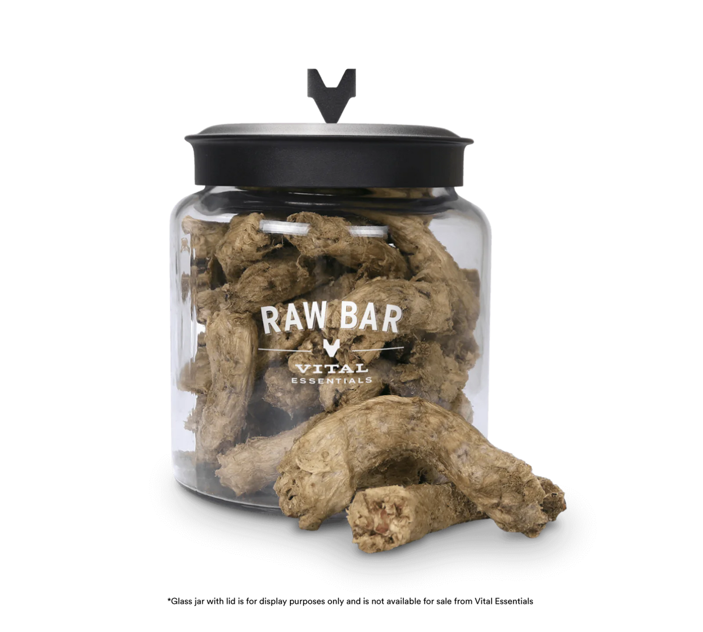 Vital Essentials Freeze-Dried Raw Chicken Necks, Dog Chews, 24-oz Bag