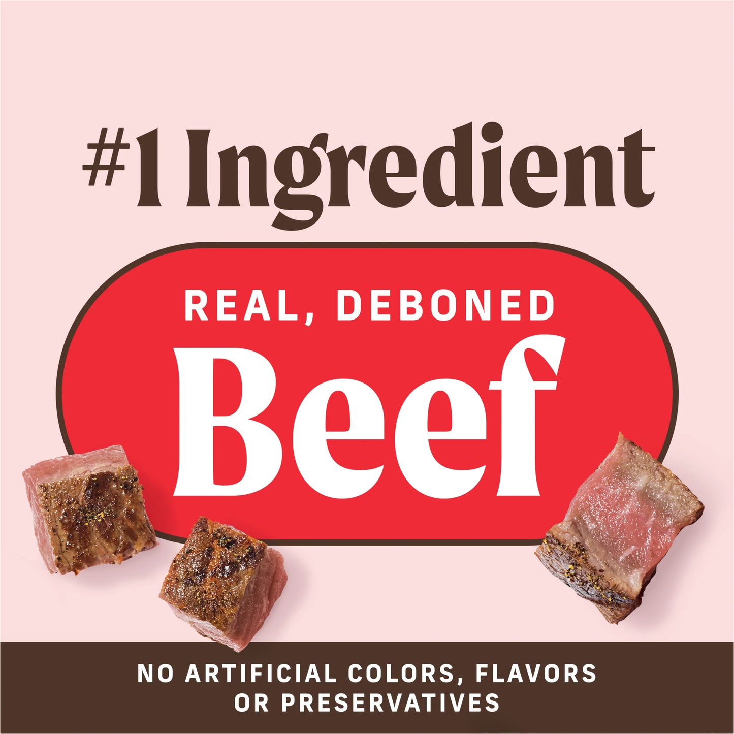 Merrick Power Bites Real Beef Recipe 6-oz, Dog Treat