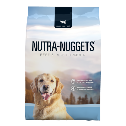 Nutra-Nuggets Beef & Rice Dry Dog Food, 50-lb Bag
