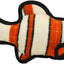 Tuffy Dog Toys Jr. Orange Ocean Fish, Dog Toy