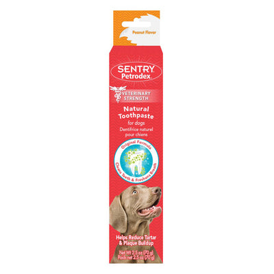 Sentry Petrodex Veterinary Strength Enzymatic Peanut Butter Flavor 2.5-oz, Dog Toothpaste