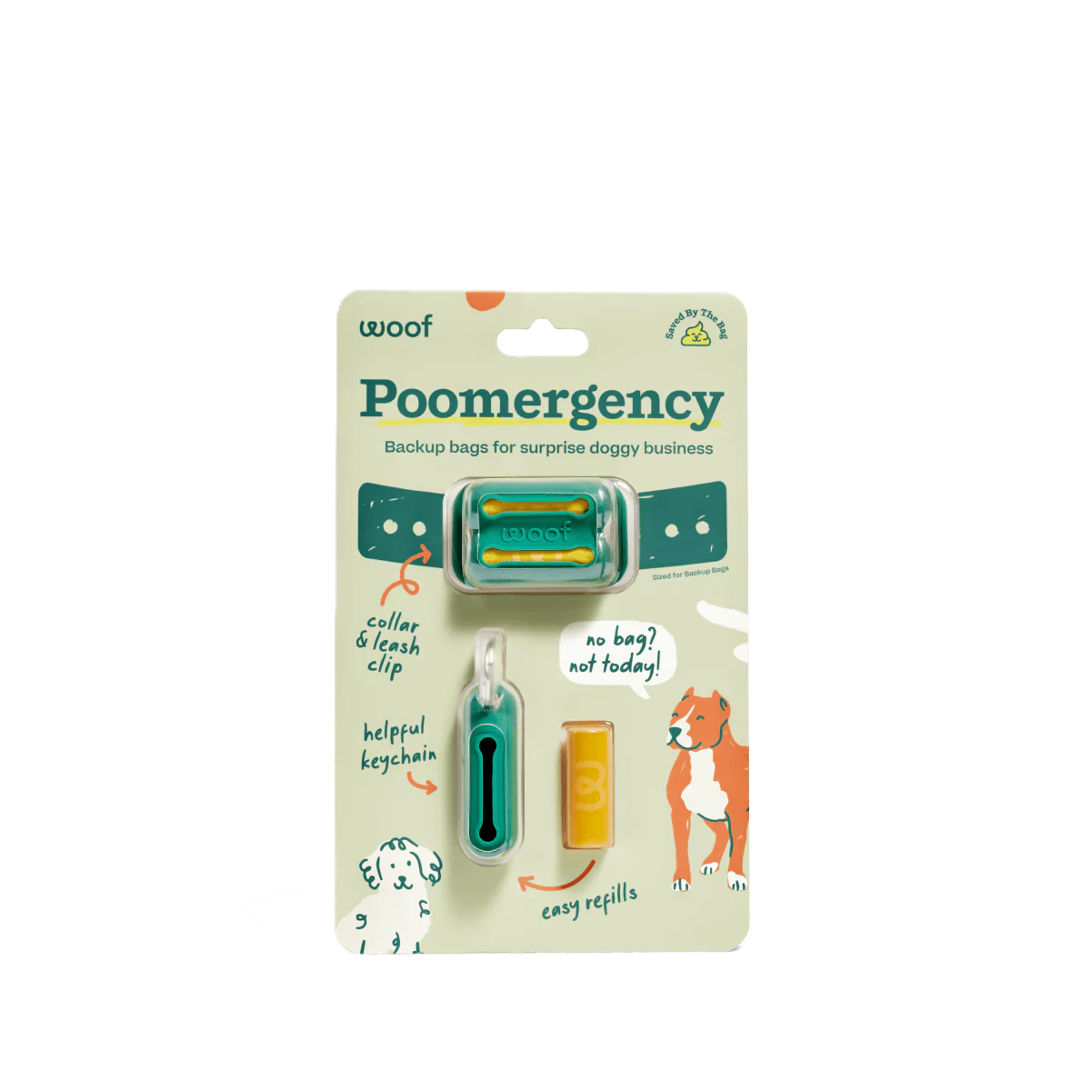 Woof Poomergency, Waste Bag Holder