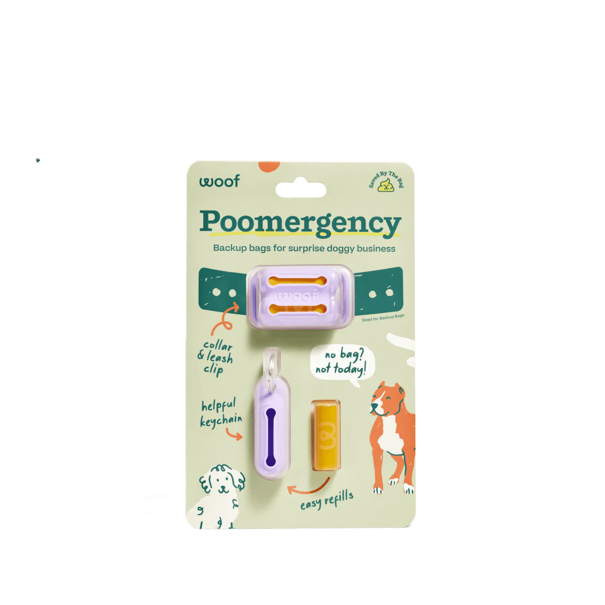 Woof Poomergency, Waste Bag Holder
