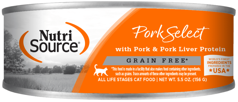 NutriSource® Pork Select, Wet Cat Food, 5.5oz Case of 12