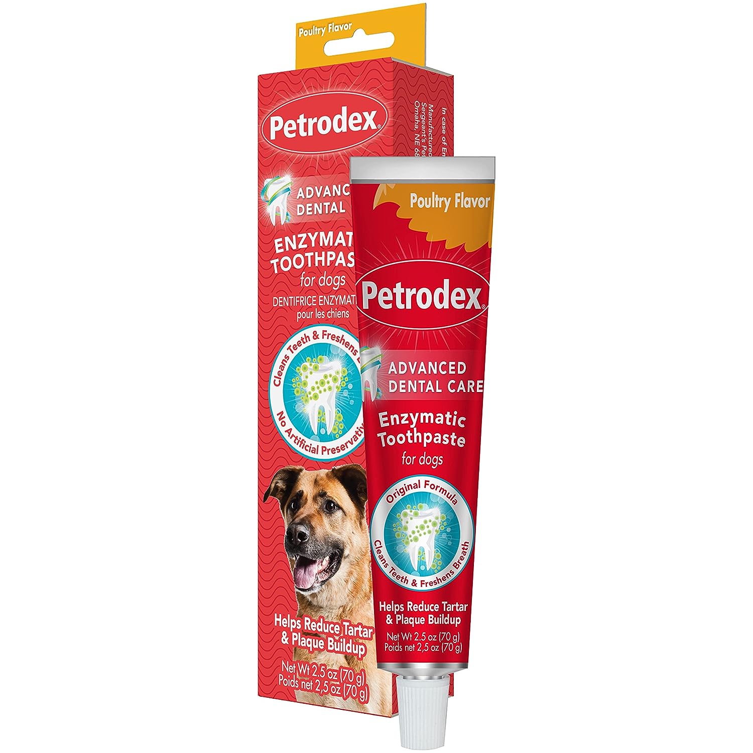 Sentry petrodex veterinary strength enzymatic poultry 2025 flavor dog toothpaste