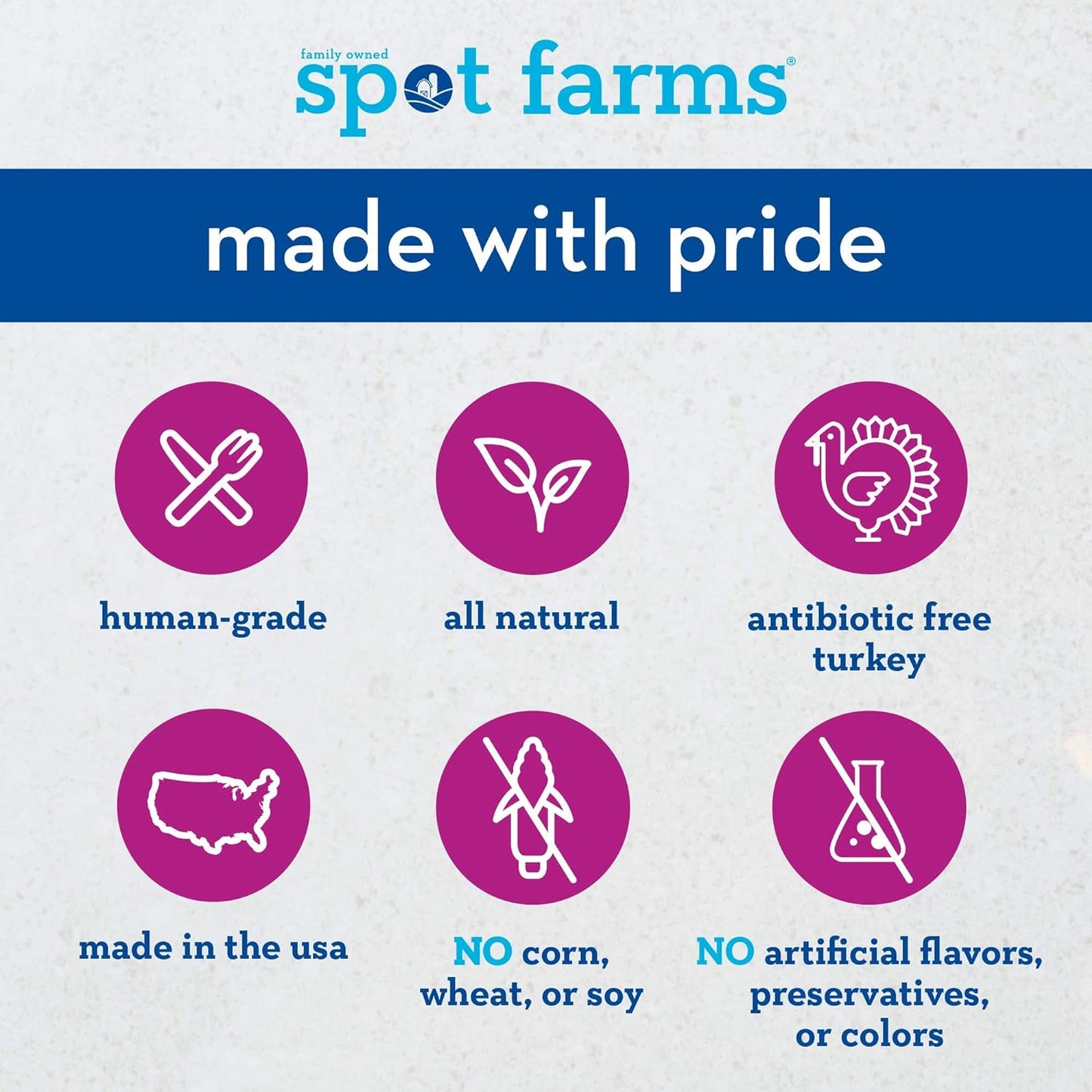 Spot Farms Turkey Meatball Recipe 12.5-oz, Dog Treat