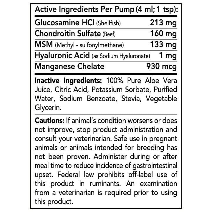 Natural Dog Company Liquid Glucosamine Supplement For Dogs, 16-oz Bottle