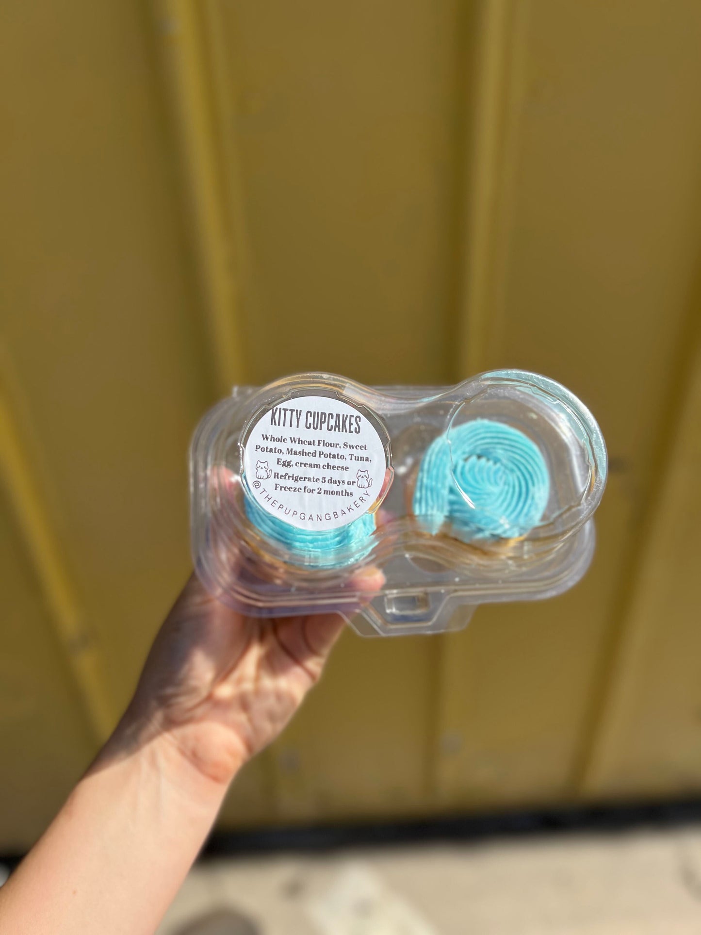 The Pup Gang Bakery, Kitty Cupcakes, Cat Treat, 2-count