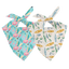 Dog Bandana Co. Summer Beach Dog Bandana, Tie & Snap