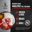 Orijen FreshPrey Chicken & Duck Recipe, Frozen Dog Food, 16-oz Pouch