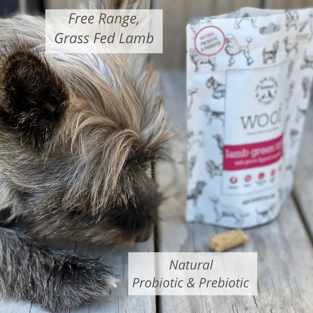 The New Zealand Natural Pet Food Co Woof Lamb Green Tripe, Freeze-Dried Dog Treats