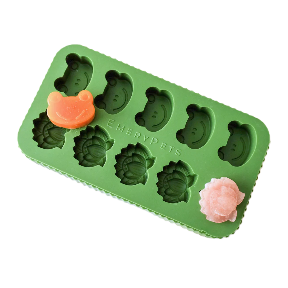 EmeryPets Frog + Lotus Treat Mold