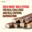 Natural Farm 12in Raw Cold Dried Bully Stick, Dog Chews