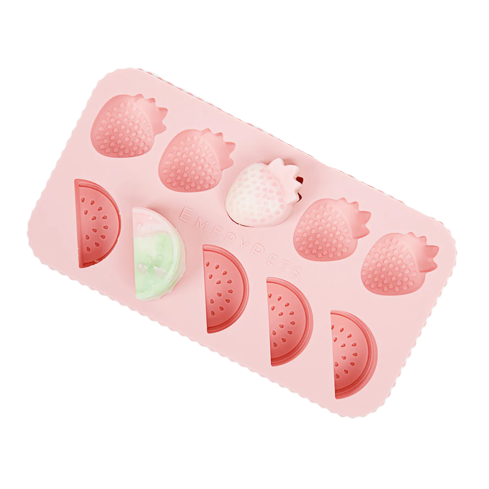 EmeryPets Watermelon + Strawberry Treat Mold