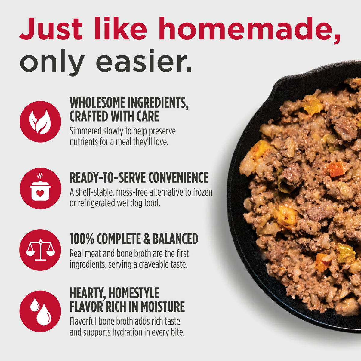 Nulo Gently-Cooked Meals Lamb & Apple Recipe, Wet Dog Food, 9-oz Case of 8