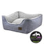 Tall Tails Dream Chaser Bolster Bed, Dog Bed, Charcoal