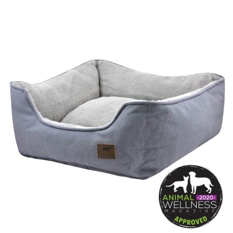 Tall Tails Dream Chaser Bolster Bed, Dog Bed, Charcoal