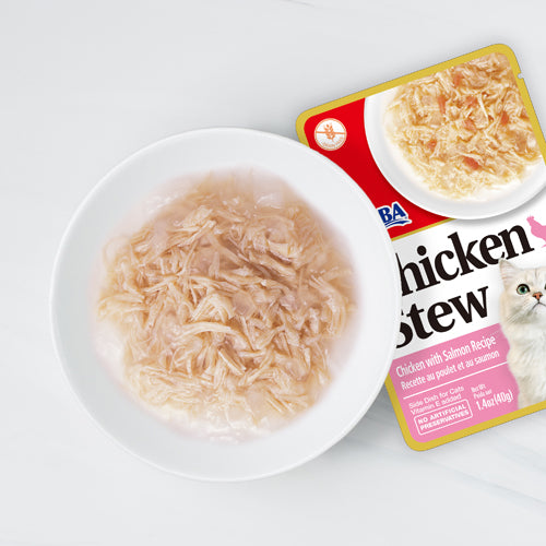 Inaba Chicken Stew Chicken & Tuna Recipe, Wet Cat Food, 1.4-oz Case of 6