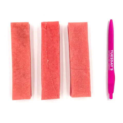 Tuesday's Natural Dog Company, Strawberry Yak Cheese - Medium, Single Dog Chew