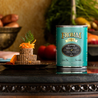 Fromm Seafood Medley Pâté, Wet Dog Food, 12.2-oz Case of 12