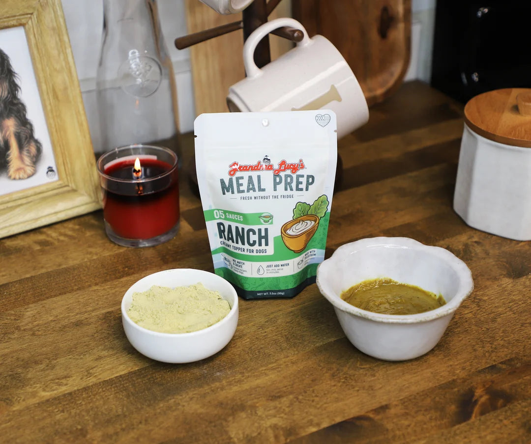 Grandma Lucy's Meal Prep Ranch Topper, Dog Food Supplement, 3.5-oz Bag