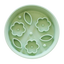 EmeryPets Flower + Leaf Slow Feeder Bowls (Green)