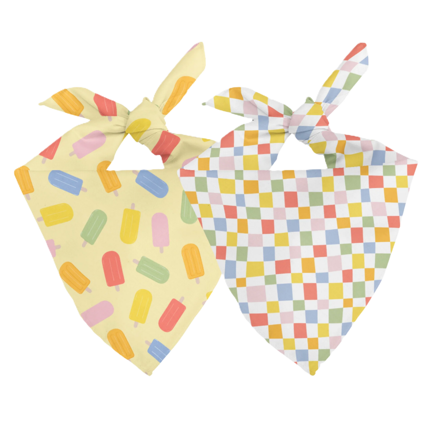 Dog Bandana Co. Popsicle Dog Bandana Tie & Snap