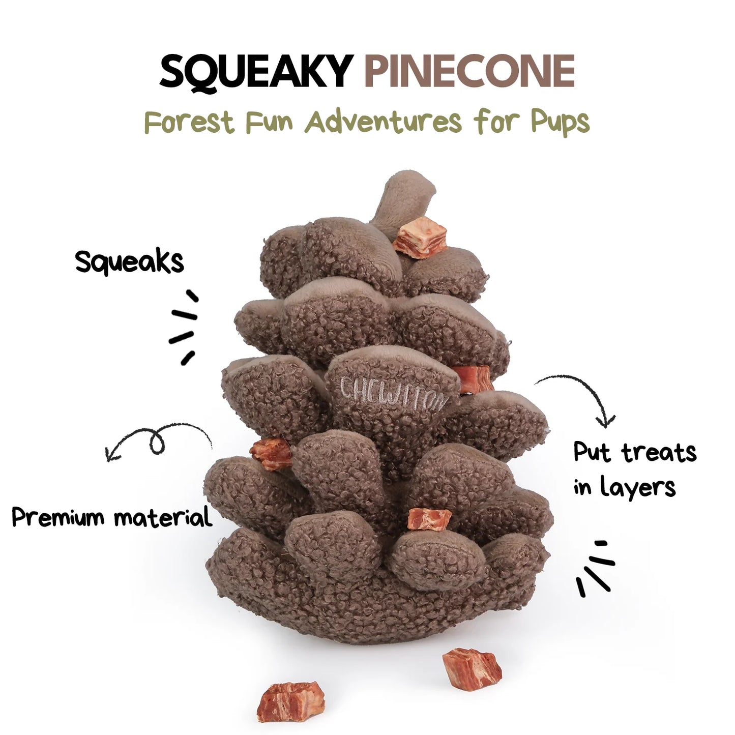 Chewffon Pinecone, Dog Toy