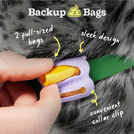 Woof Poomergency, Waste Bag Holder