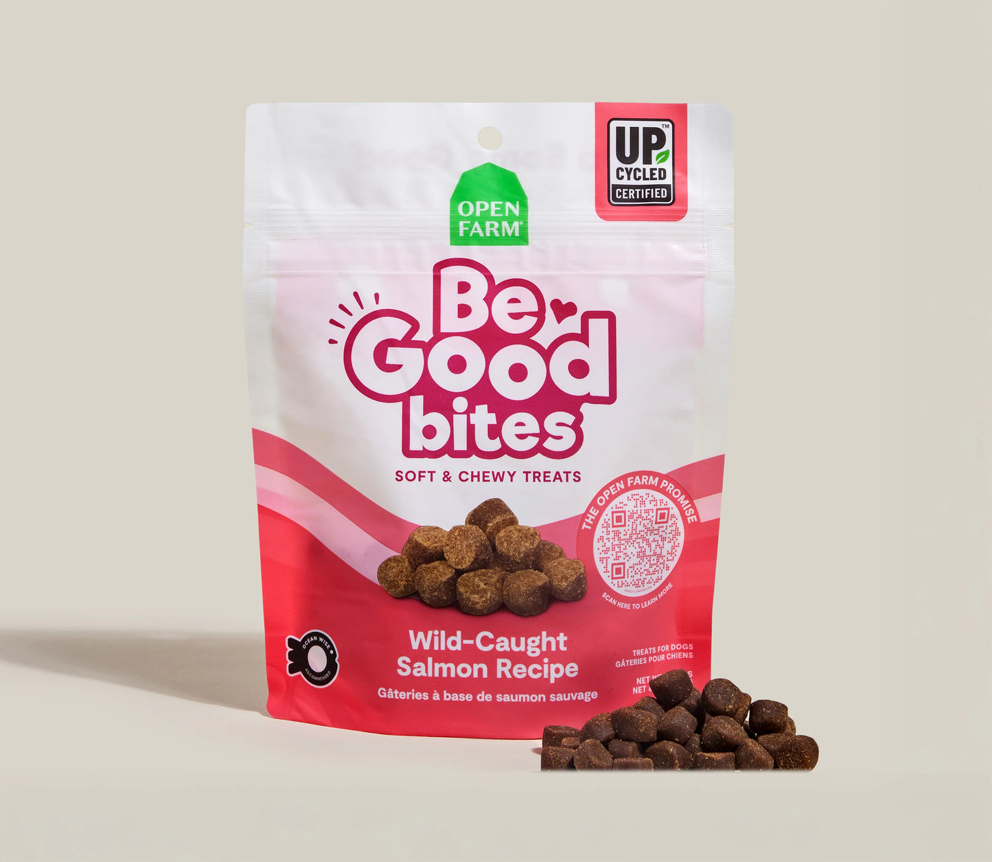 Open Farm Be Good Bites Wild-Caught Salmon Recipe 6-oz, Dog Treat