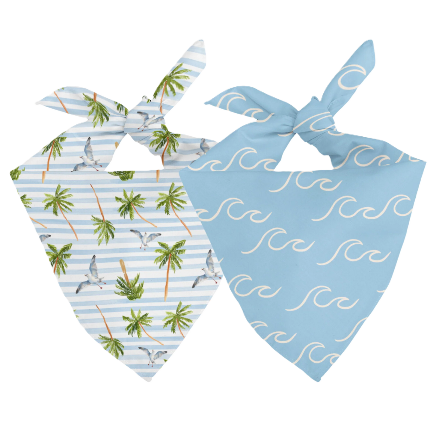 Dog Bandana Co. Shores Dog Bandana Tie & Snap