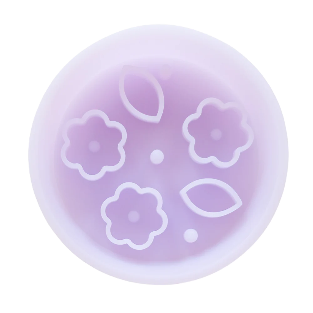 EmeryPets Flower + Leaf Slow Feeder Bowls (Jelly Purple)
