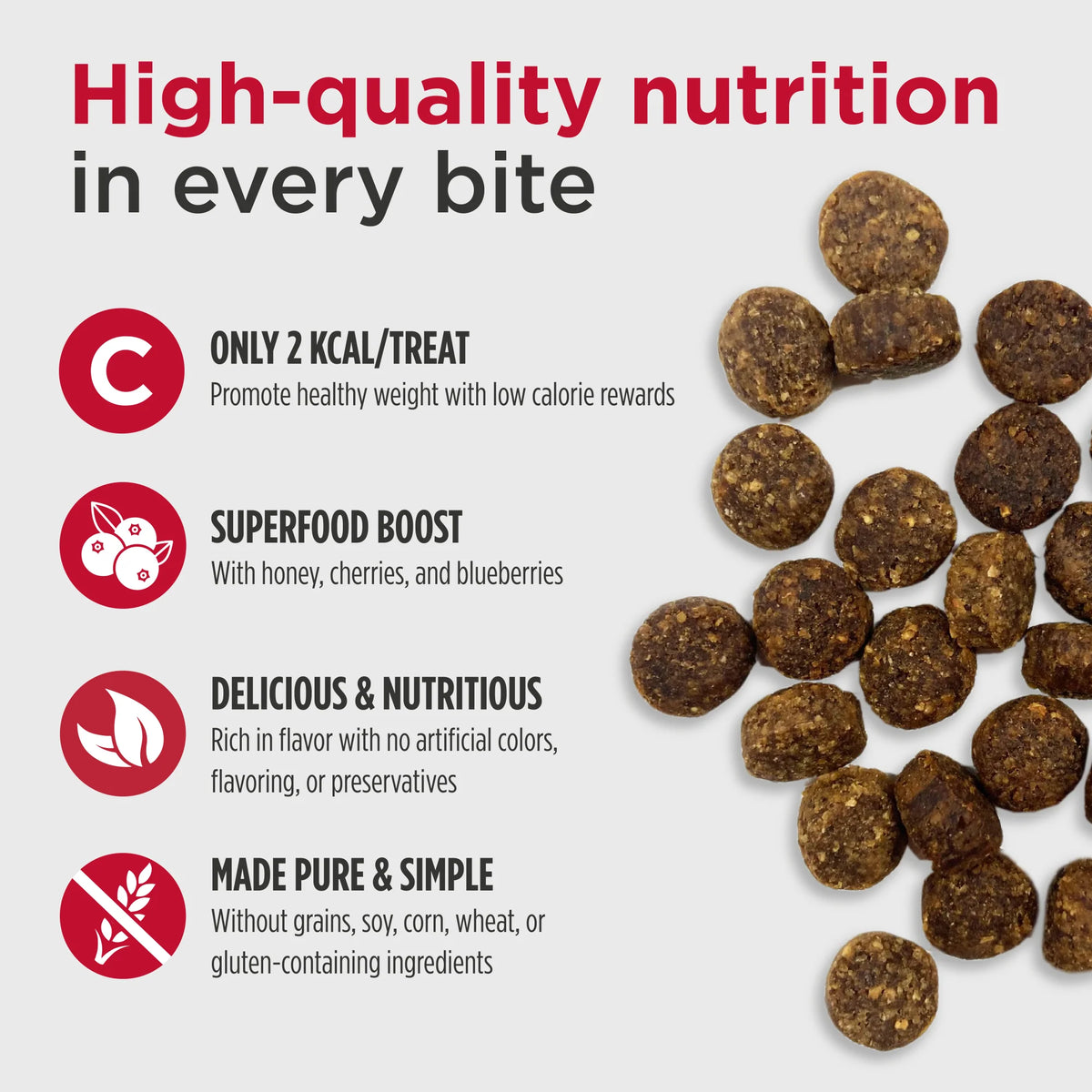 Nulo Trainers Grain-Free Duck Recipe, Dog Treat