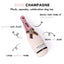 Chewffon Pink Champagne Squeaky, Dog Toy