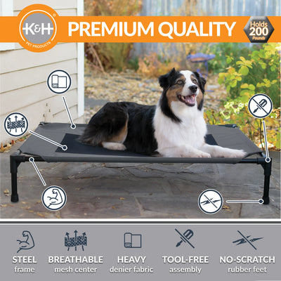 K&H Original Pet Cot, Charcoal