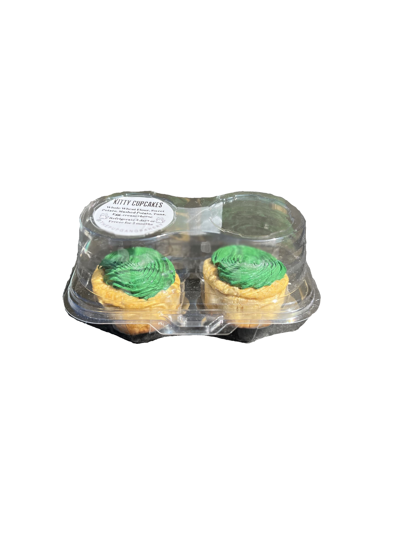 The Pup Gang Bakery, Kitty Cupcakes, Cat Treat, 2-count