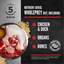 Orijen FreshPrey Chicken & Duck Recipe With Grains, Frozen Dog Food, 16-oz Pouch