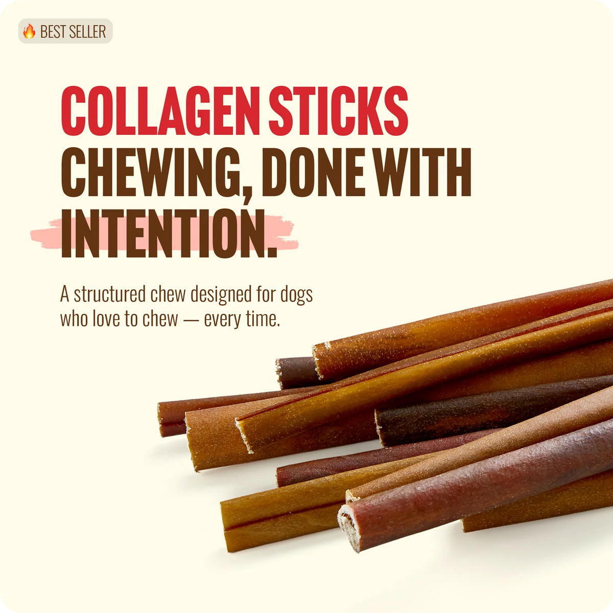 Natural Farm Beef Collagen Stick, Dog Chews