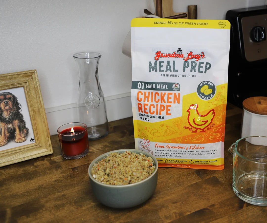 Grandma Lucy's Meal Prep Fresh 2.0 Chicken, Freeze-Dried Dog Food, 3-lb Bag