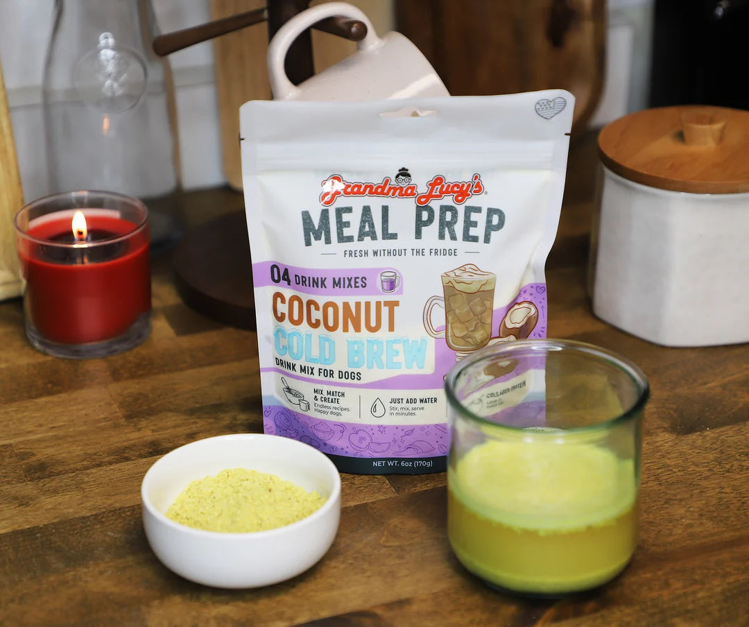 Grandma Lucy's Meal Prep Coconut Cold Brew, Dog Food Supplement, 6-oz Bag