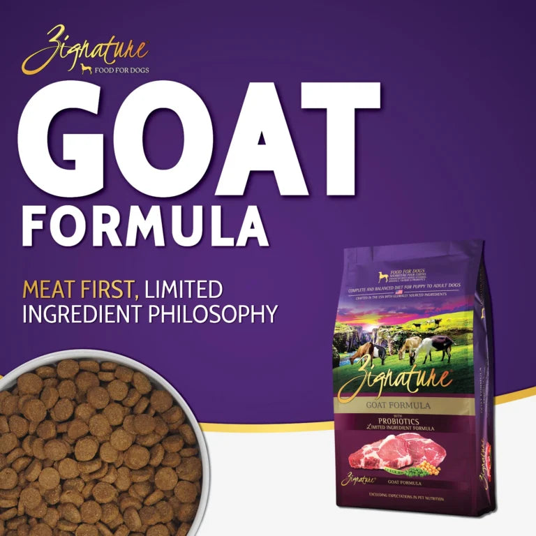 Zignature Grain Free Limited Ingredient Goat Dry Dog Food
