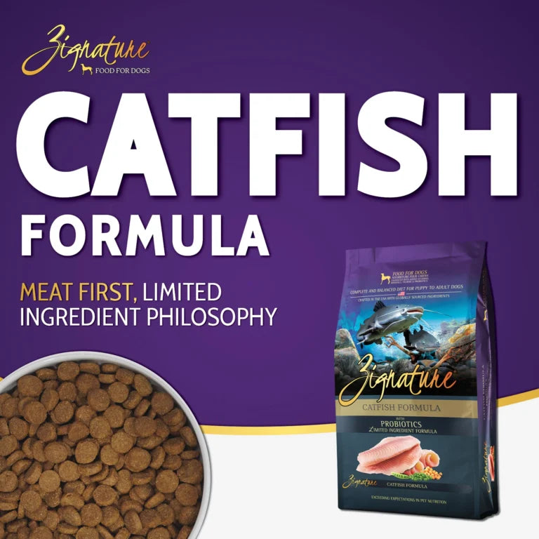 Zignature Grain Free Limited Ingredient Catfish Dry Dog Food