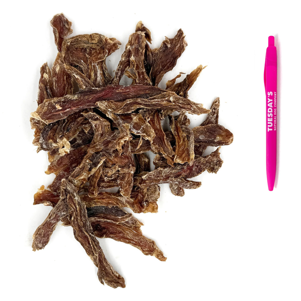 Tuesday's Natural Dog Company Duck Jerky, Dog Treat, 4-oz Bag