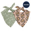 Dog Bandana Co. Camping & Smores Dog Bandana Tie & Snap