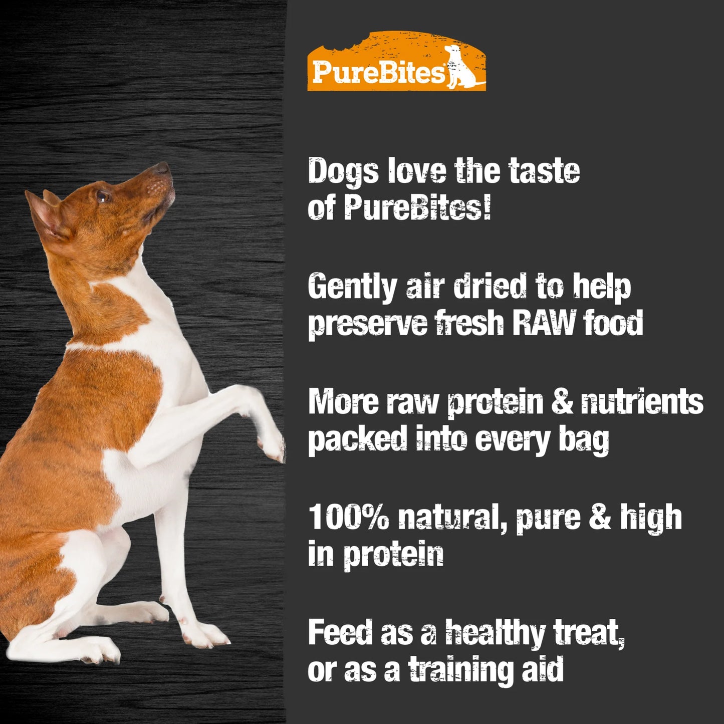 PureBites Duck Jerky, Air Dried Dog Treats, 5.5-oz Bag