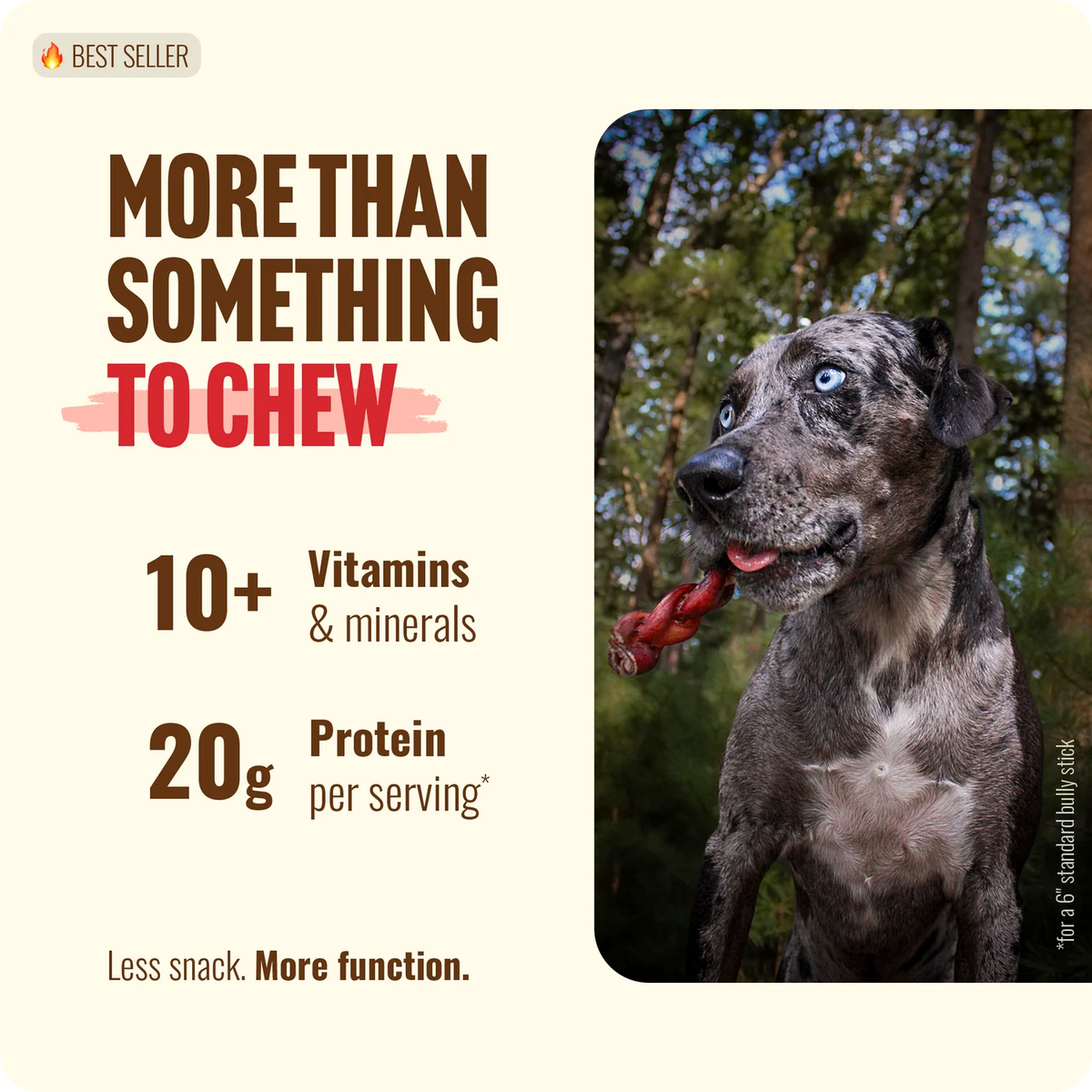 Natural Farm Odor Free Braided Bully Sticks