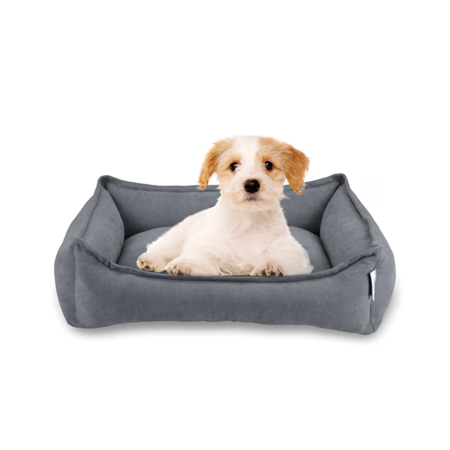 Arlee Pet Canine Creations Crescent Lounger Orthopedic Eco-Friendly Memory Foam, Dog Bed, 26-in x 21-in