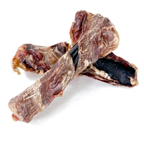 Tuesday's Natural Dog Company, 7-inch Charcoal Wrapped Collagen Stick, Single Dog Chew