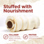 Natural Farm Bully Sticks Stuffed Cheek Roll, Dog Chews, 10-12 in